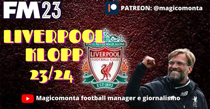 Football Manager 2023 Tactics - 4-3-3 Jurgen Klopp's Liverpool 2023/24 - 5/5 Trophies Won