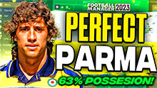 98/99 Perfect Parma Wins The Treble! | 63% Possession!