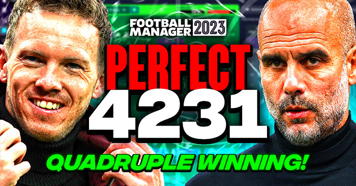 Football Manager 2023 Tactics - Pep X Nagelsmann's 4231/3241 | 20,000+ Passes