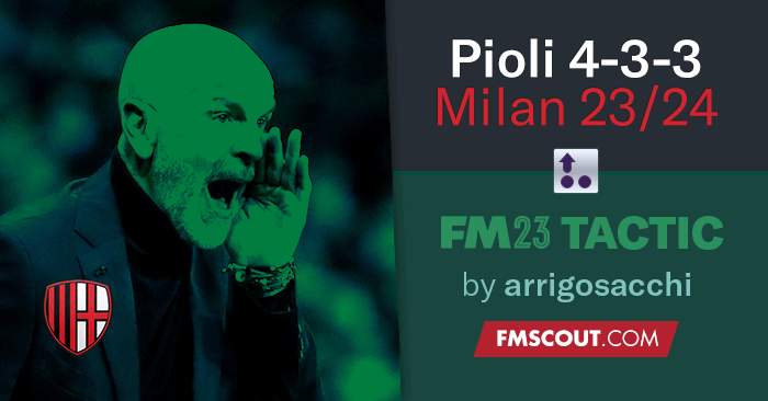 Football Manager 2023 Tactics - PIOLI's New 4-3-3 | Super GOAL Machine 83 Goals