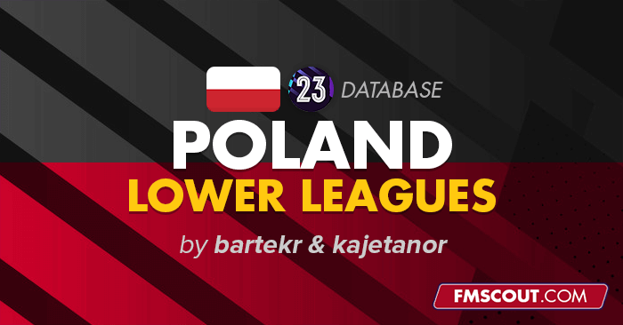 Football Manager 2023 League Updates - Poland Lower Leagues (Level 5) for FM23