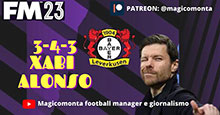 Xabi Alonso 3-4-3 Leverkusen 2023/24