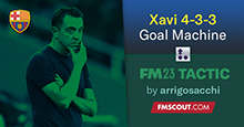 Xavi's 4-3-3 Goal Machine // 98 Goals and Solid Defense