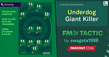 4-2-4 Underdog Giant Killer