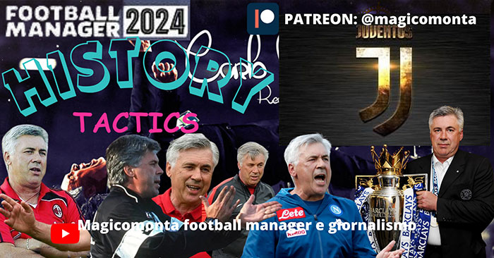Football Manager 2024 Tactics - Ancelotti's 4-4-2 Juventus