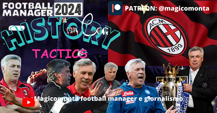 Football Manager 2024 Tactics - Ancelotti's 4-4-2 AC Milan