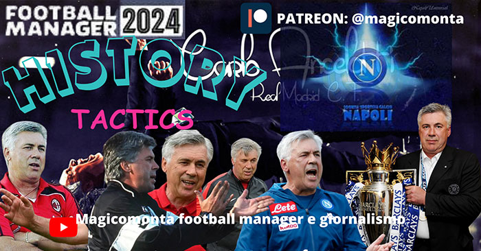 Football Manager 2024 Tactics - Ancelotti's Napoli 4-4-2