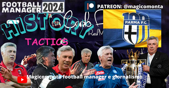 Football Manager 2024 Tactics - Ancelotti's 4-4-2 Parma