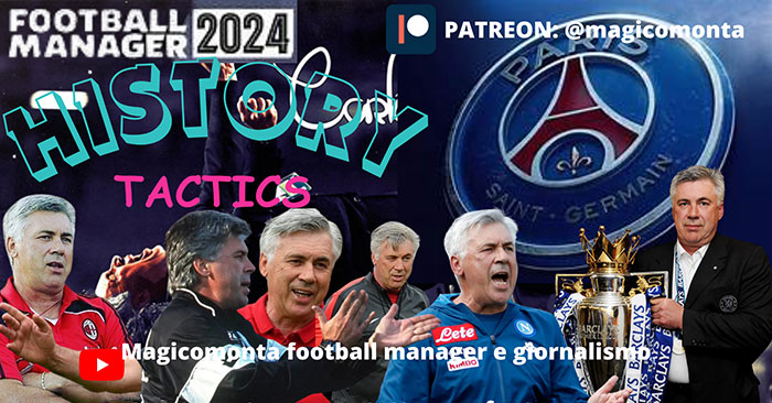 Football Manager 2024 Tactics - Ancelotti's 4-4-2 PSG