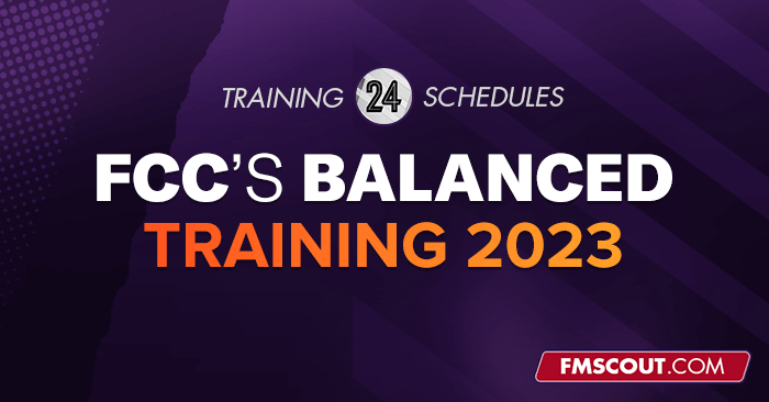 FM 2024 Training Schedules - FM24 Balanced Training Schedules by FCC