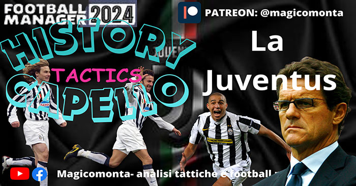 Football Manager 2024 Tactics - Capello's 4-4-2 Juventus