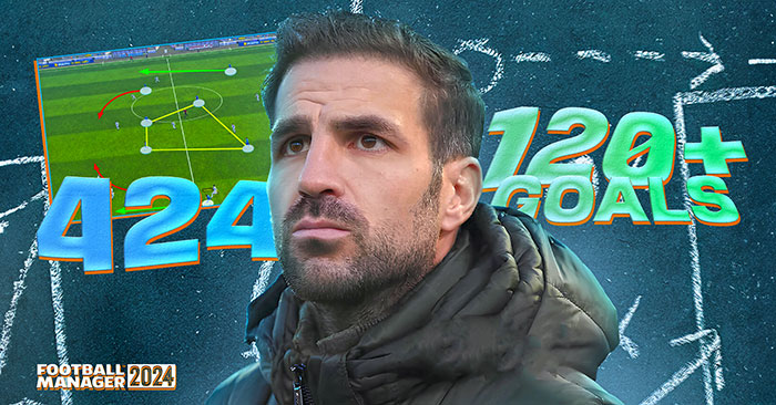 Football Manager 2024 Tactics - Cesc Fàbregas GENIUS 4-2-4 | EPIC Positional Rotations!