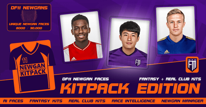 Football Manager 2024 Facepacks - DF11 NewGen Facepack FM2024