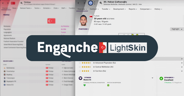 Football Manager 2024 Skins - Enganche Light Skin for FM24