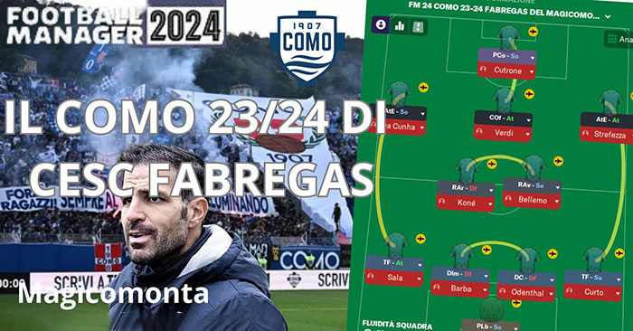 Football Manager 2024 Tactics - Fabregas' 4-2-3-1 Como 2023/24