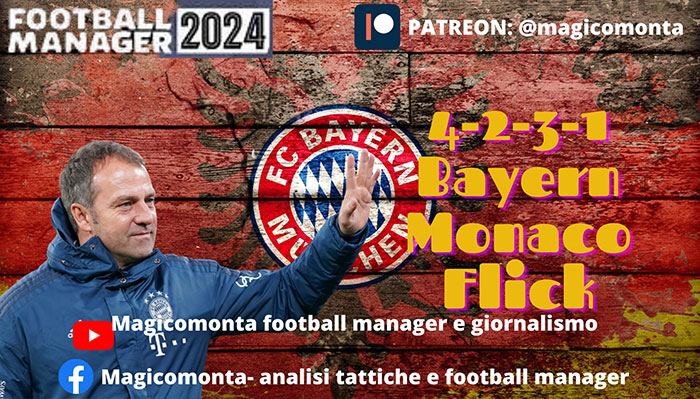 Football Manager 2024 Tactics - 4-2-3-1 Hans-Dieter Flick's Bayern Munich