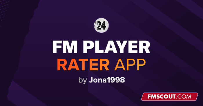 Football Manager 2024 Tools - FM Player Rater v0.1