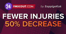 50% Fewer Injuries in FM24