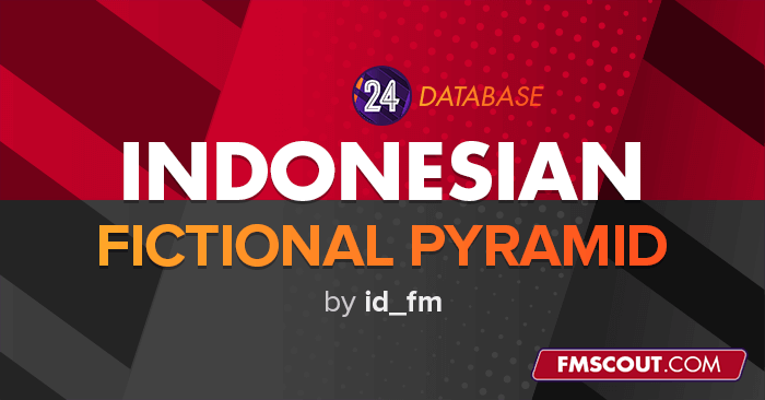 FM 2024 Fantasy Scenarios - Indonesian (Fictional) League with 5 level Competitions Data