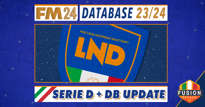 Football Manager 2024 League Updates - FM24 Italian Serie D