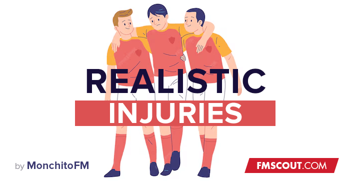 Football Manager 2024 Data Updates - FM24 Realistic Injuries V1.2 by MonchitoFM