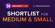 FM24 Shortlist for Medium and Small Teams