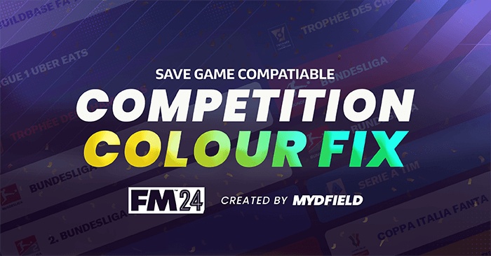 Football Manager 2024 Data Updates - Competition Colour Fix for Football Manager 2024