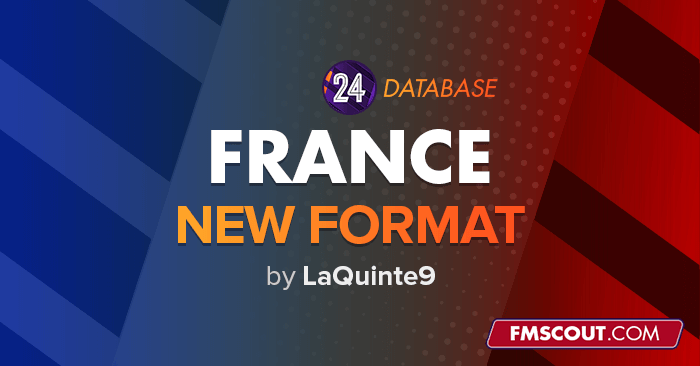 FM 2024 Fantasy Scenarios - France new format Ligue 1 to National 4