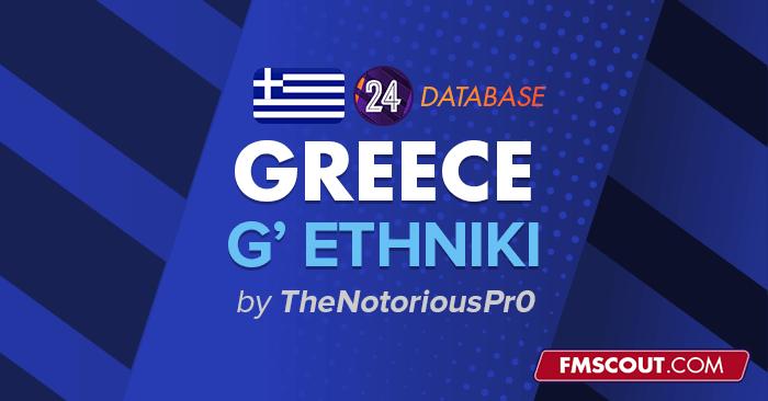 Football Manager 2024 League Updates - Greek Gamma Ethniki for FM24