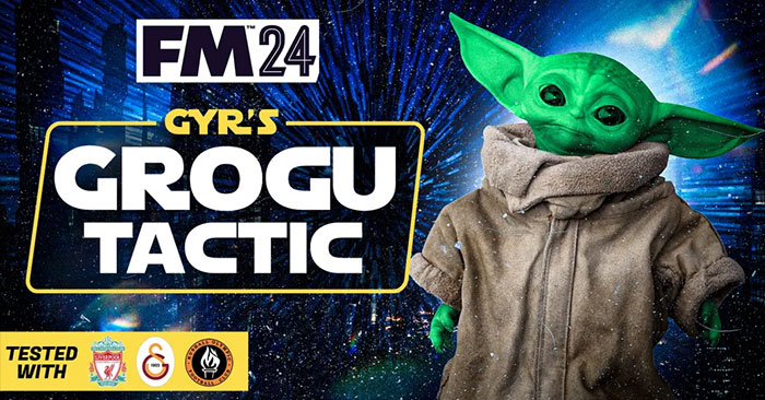 Football Manager 2024 Tactics - GYR's GROGU Asymmetric Positional Play