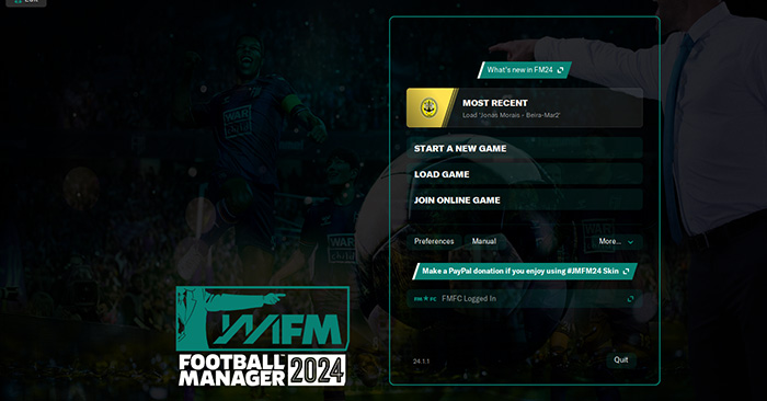 Football Manager 2024 Skins - JMFM Base Skin24 2.0