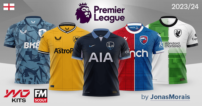 JMD English Premier League 2023/24 Kits