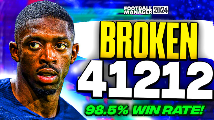 Football Manager 2024 Tactics - BROKEN Meta 4-1-2-1-2 (For All Teams)