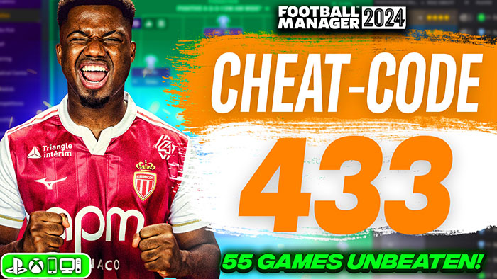 Football Manager 2024 Tactics - Cheat-Code 433 FM24 Tactic Goes 55 Games Unbeaten!