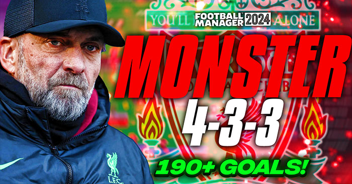 Football Manager 2024 Tactics - Klopp's MONSTER 4-3-3 (190+ Goals!)