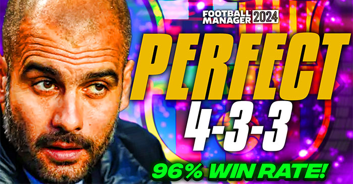 Football Manager 2024 Tactics - Pep's PERFECT 4-3-3 (96% Win Rate)