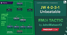 JW Unbeatable 4-2-3-1