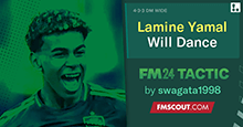 Lamine Yamal Will Dance (4-3-3 DM Wide)