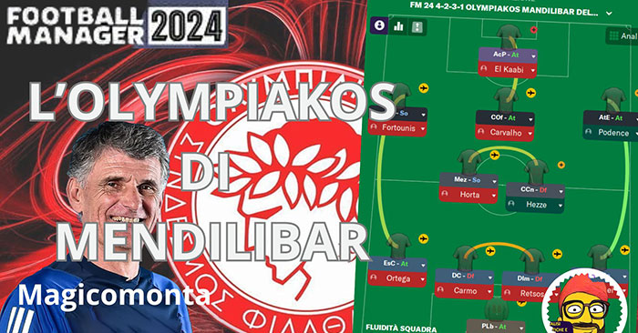 Football Manager 2024 Tactics - 4-2-3-1 Mendilibar's Olympiakos