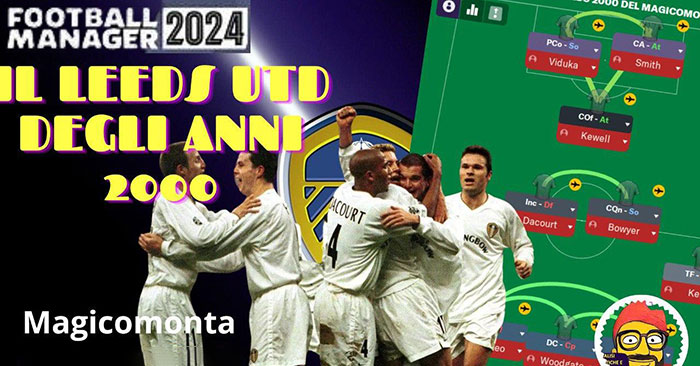 Football Manager 2024 Tactics - O'Leary's 3-4-1-2 Leeds Utd 2000