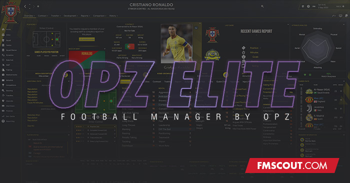 Football Manager 2024 Skins - OPZ Elite 2024 Series I Final ver. 24.3.0 [19-03-68] [2k Scoreboard Fixed revert to original]