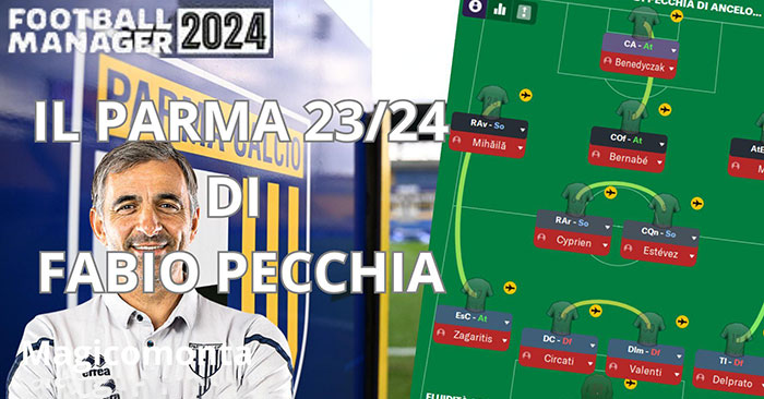 Football Manager 2024 Tactics - Pecchia's 4-2-3-1 Parma 2023/24