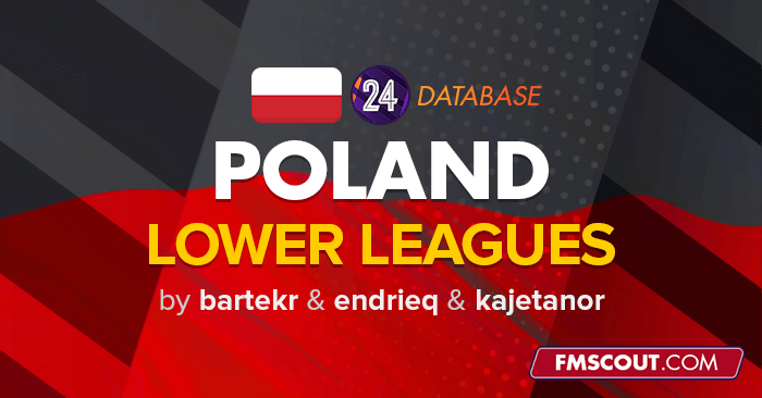 Football Manager 2024 League Updates - Poland Lower Leagues 2025/26 (Level 6) for FM24 [24.3]