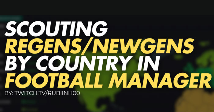 FM 2024 Other Files - Scouting Regens / Newgens by Country in Football Manager