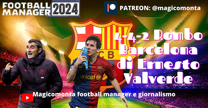 Football Manager 2024 Tactics - 4-4-2 Ernesto Valverde's Barcelona