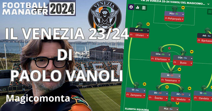 Football Manager 2024 Tactics - Vanoli's 4-3-3 Venezia 2023/24