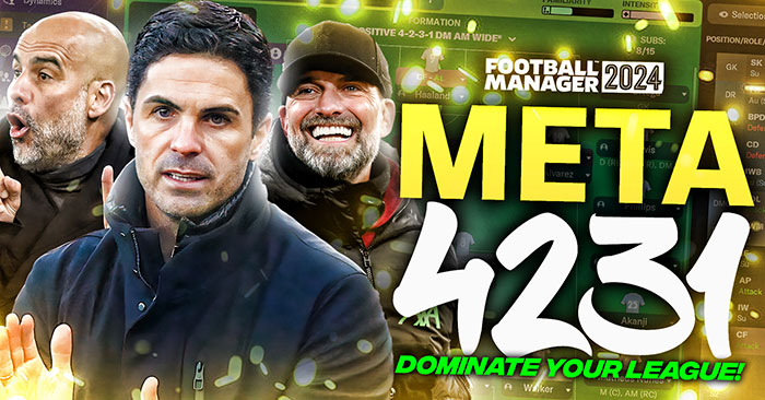 Football Manager 2024 Tactics - New META 4231 (For Any Team)