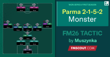 Parma 2-1-5-2 Monster