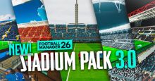 3D Stadium Megapack for FM26 (v3.0)