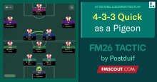 4-3-3 Quick as a Pigeon